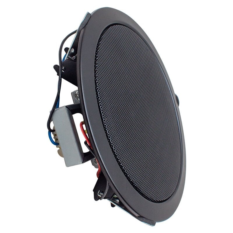 Magicvoice 13 Cm 6W Trafolu Alçıpan Metal Kasa Hoparlör Siyah Tavan Hoparlörü Okul Toplantı Konferans Salonu İçin