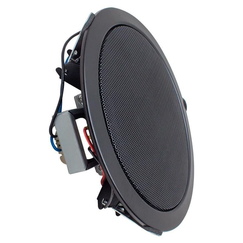 Magicvoice 13 Cm 6W Trafolu Alçıpan Metal Kasa Hoparlör Siyah Tavan Hoparlörü Okul Toplantı Konferans Salonu İçin