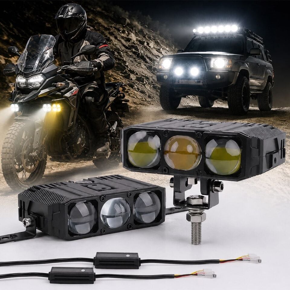 Powermaster PM-37848 12V Off-Road Ve Motosi̇klet LED Aydinlatma