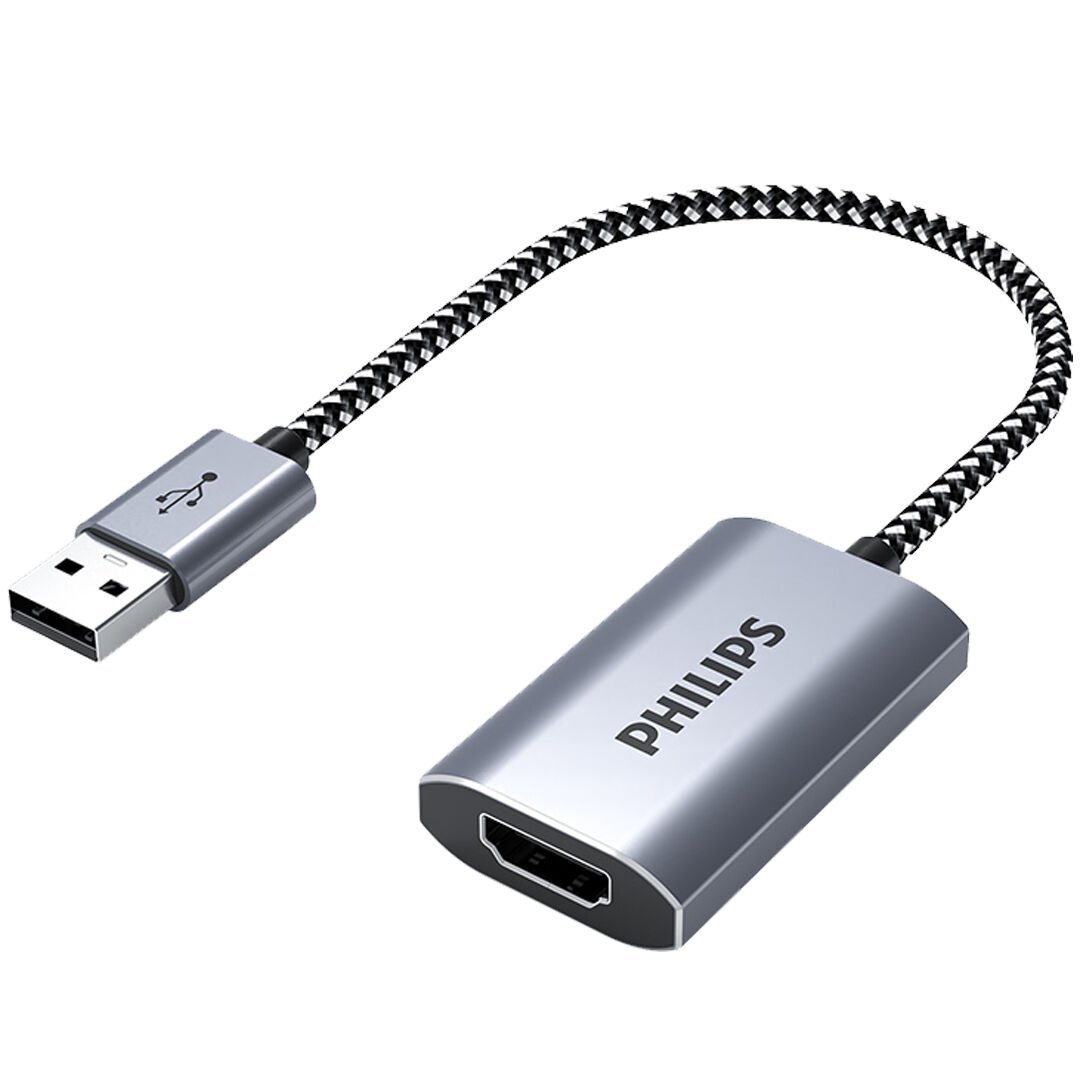 Philips SWR1619/93 Usb To Hdmi Video Capture Usb Çıkışını Hdmı Girişine Çevirici Dönüştürücü Aparat
