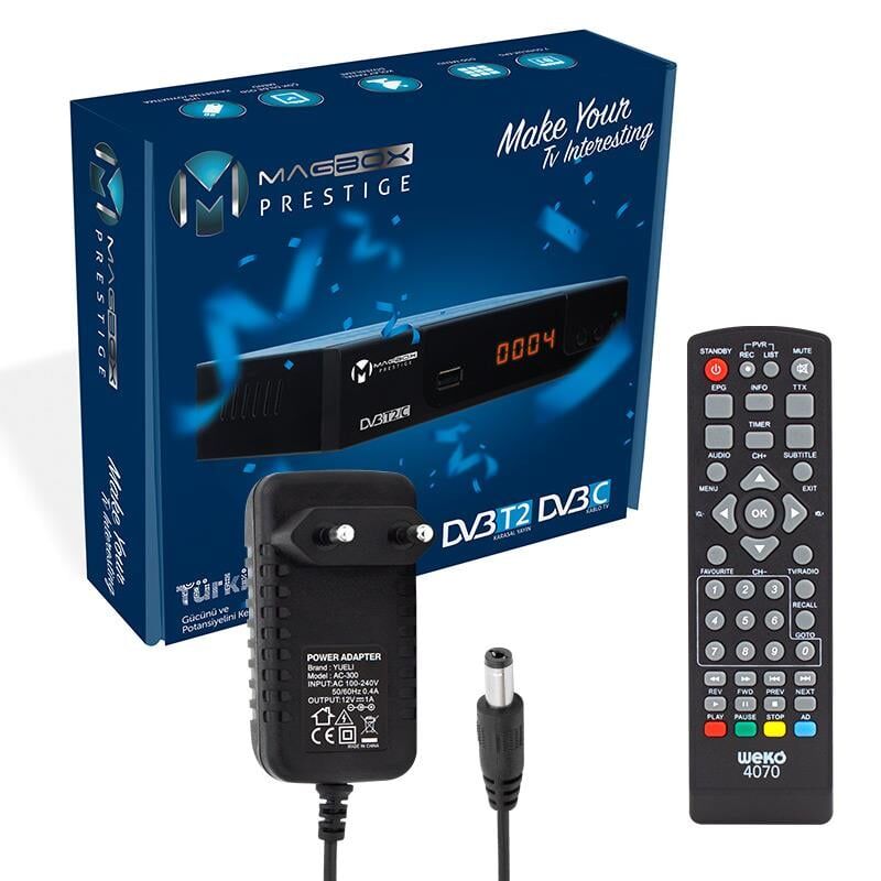 Ayt Magbox Prestige DVB T2 C HDMI Scart Full HD Mini Karasal Uydu Alıcısı Youtube