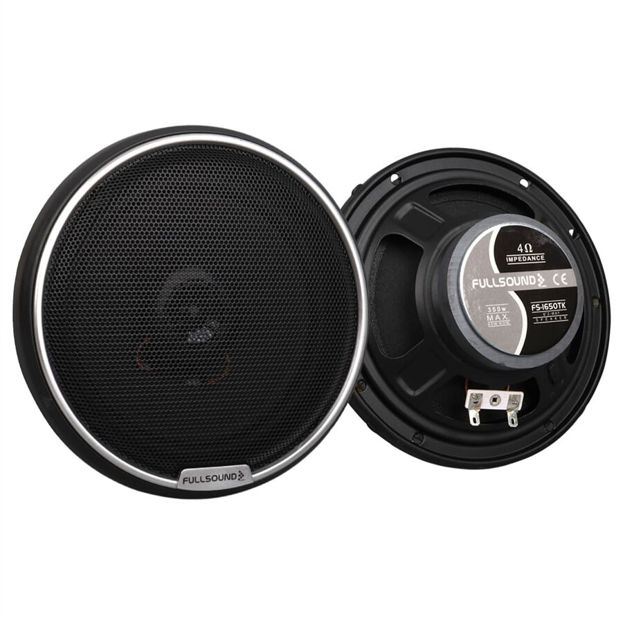 Fullsound FS-1650TK 16 CM 6 İnç 200 Watt Tweeterlı Kapaklı Oto Hoparlör 2 Li Takım