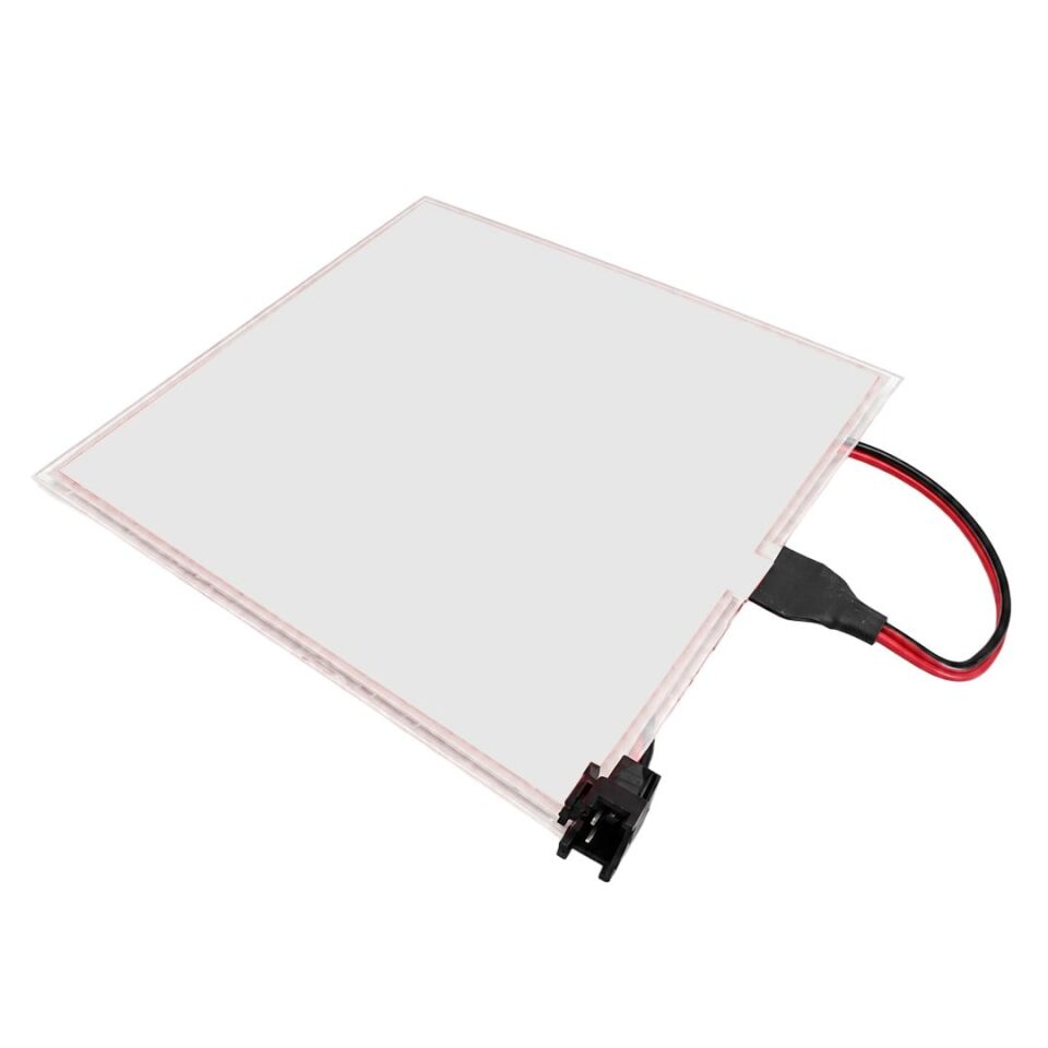 Powermaster PM-37726 100X100mm Elektrominesans (EL) 3V Led Panel Yeşil Aydınlatmalı Esnek Yapı