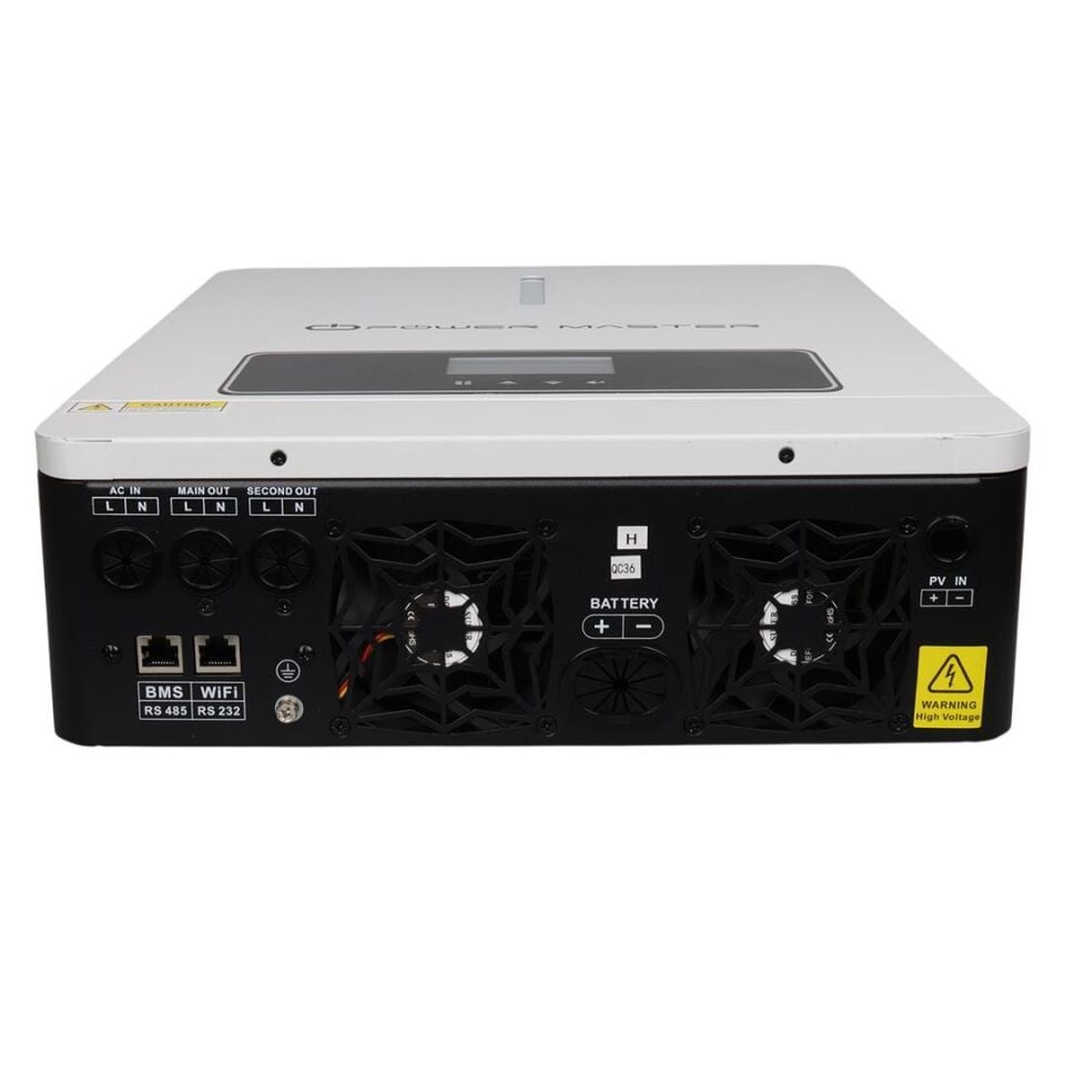 Powermaster CP-EH62 48V 125A 6200W Off-Grid Hibrit Saf Sinüs Güç İnverteri (MPPT Solar + AC Şarj)