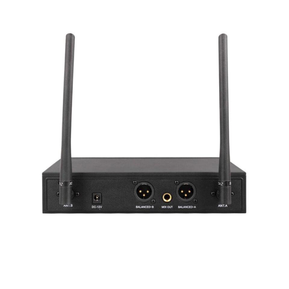 König K-990 UHF 2X100 Kanal 2 El Mikrofon Telsiz Mikrofon Kablosuz Mikrofon