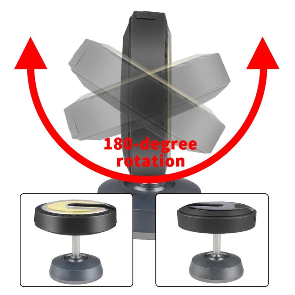 Powermaster Çalışma Lambası 25 Watt Usb Type-c Girişli Cob Led Solar Güneş Enerjili Dönebilen Kamp Aydınlatma Ayaklı
