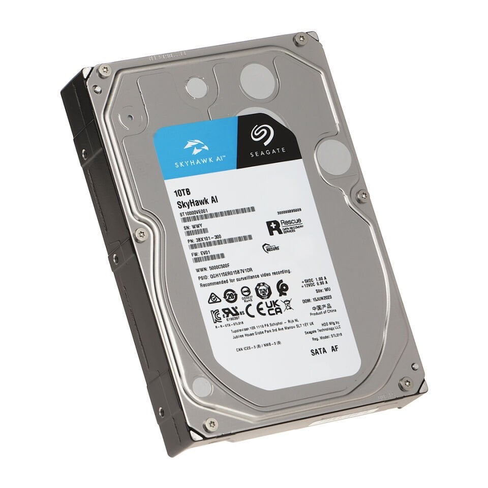 Seagate St10000nm0086 Sv35 7200 Rpm 10 Tb Harddisk Bilgisayar Dvr Güvenlik Kamerası İçin Hafıza Diski