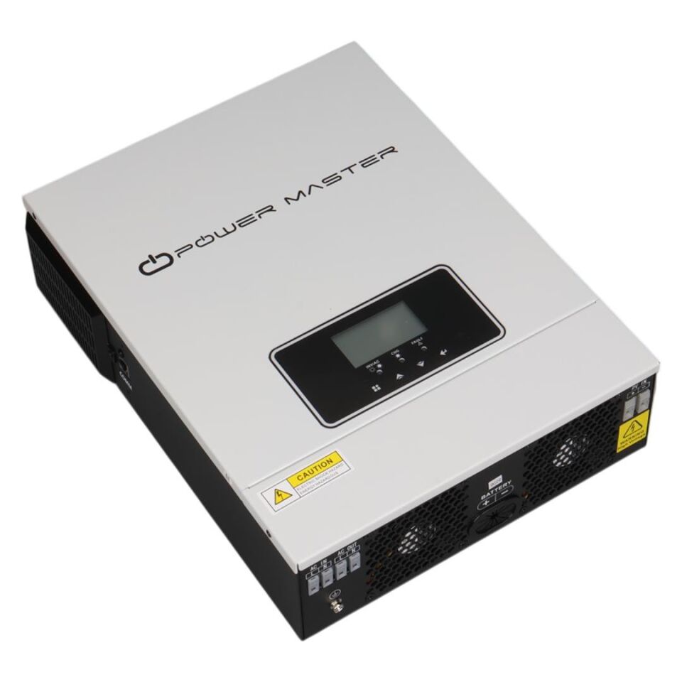 Ayt Powermaster CP-EF30 24V 125A 3000W Off-Grid Hibrit Saf Sinüs Güç İnverteri MPPT Solar Güneş Enerjisi AC Şarj