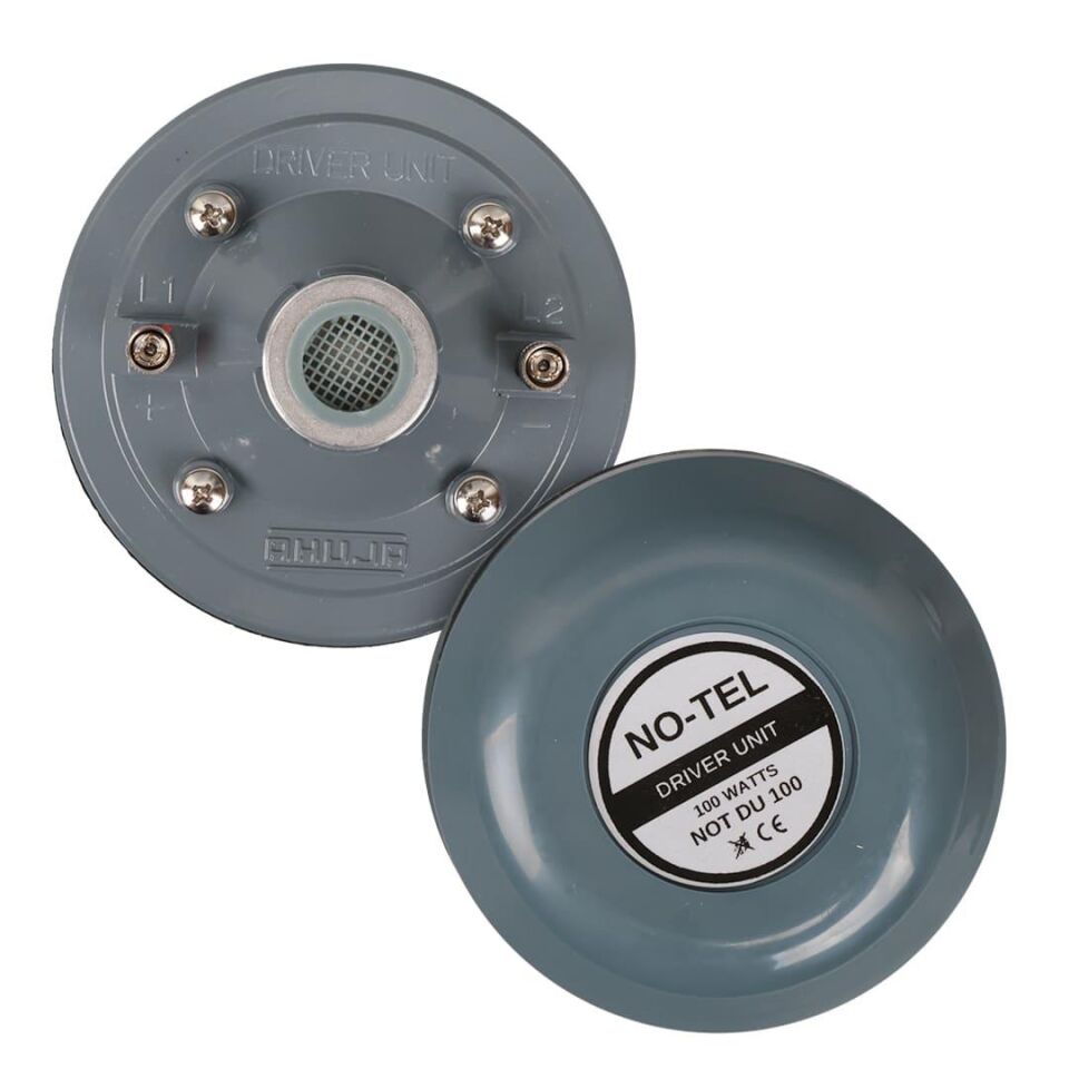 No-Tel NOT DU100 100 Watt 16 Ohm 100 Mm Magnet Driver Unit