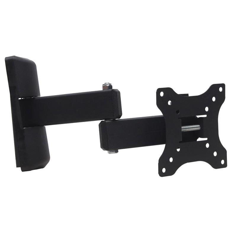 Powermaster PWR-H24 10-27 İnç Çift Kollu Kilitli Hareketli Lcd Led TV Duvar Askı Aparatı 25-68 Ekran Monitör Televizyon