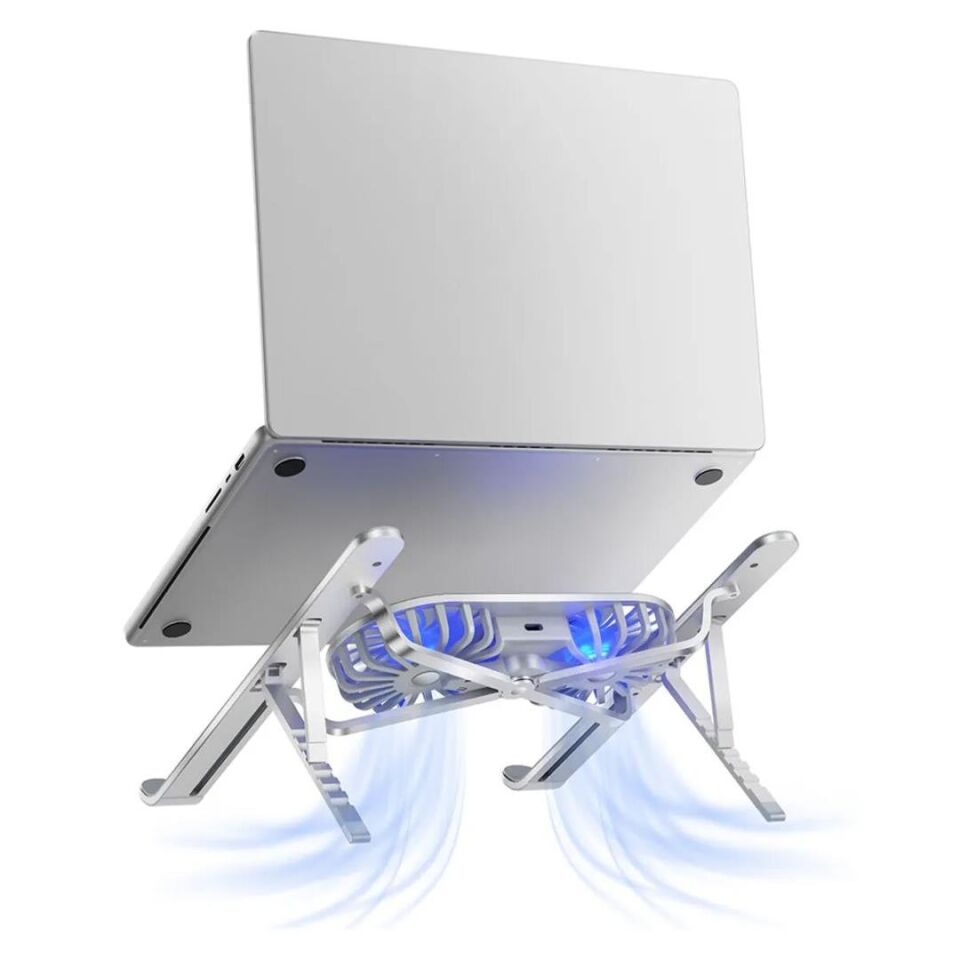 Powermaster Soğutucu Stand Çift Fanlı Laptop Notebook Soğutucu 26x12.3 Cm