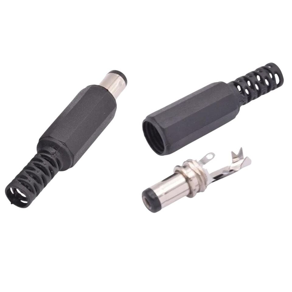 Dc Jak 2.1Mm Kısa Adaptör Soketi Jak Konnektör Jack Ic-251