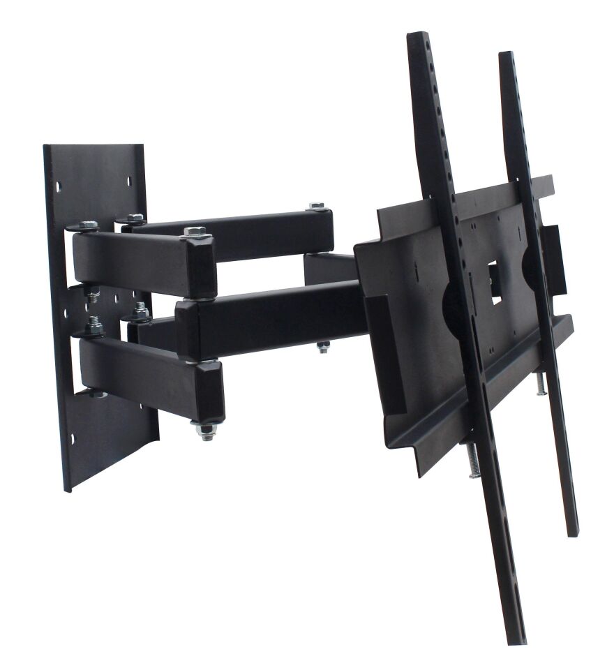 Powermaster PWR-H48 22-55 İnç Çift Kollu Led Tv Kilitli Hareketli Duvar Askı Aparatı Lcd 55-140 Ekran Arası