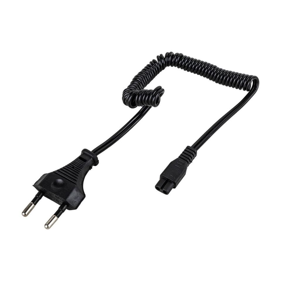 TIRAŞ MAKİNELERİ VE IŞILDAKLAR İÇİN SPİRAL MODEL 220 VOLT AC CEREYAN POWER KABLOSU