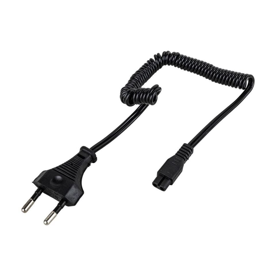 TIRAŞ MAKİNELERİ VE IŞILDAKLAR İÇİN SPİRAL MODEL 220 VOLT AC CEREYAN POWER KABLOSU