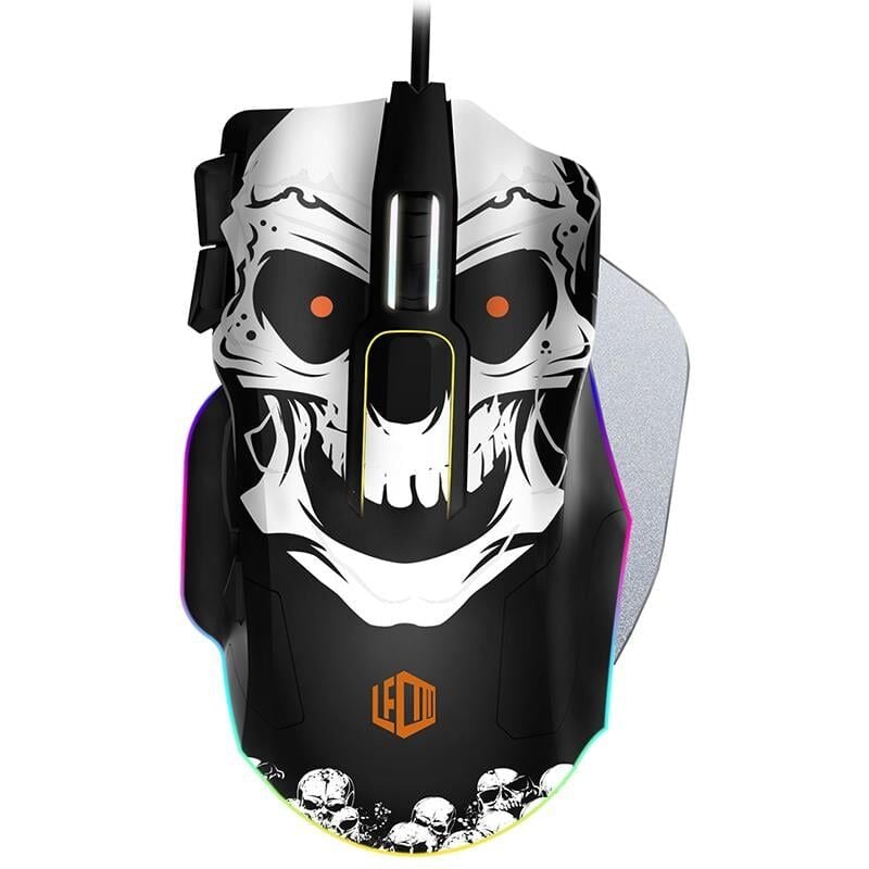 Lenovo Lecoo MG1102 8200 DPI 10 Makro Tuşlu Kablolu RGB Ledli Gaming Mouse + Mousepad