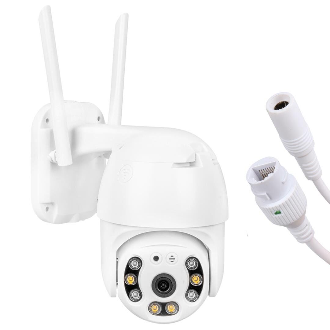 Powermaster Pm-19468 1080P Sese Işığa Duyarlı Su Geçirmez Trailer Kamera İç Ve Dış Mekan İp Wifi Güvenlik Kamerası