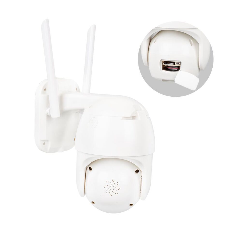 Powermaster Pm-19468 1080P Sese Işığa Duyarlı Su Geçirmez Trailer Kamera İç Ve Dış Mekan İp Wifi Güvenlik Kamerası