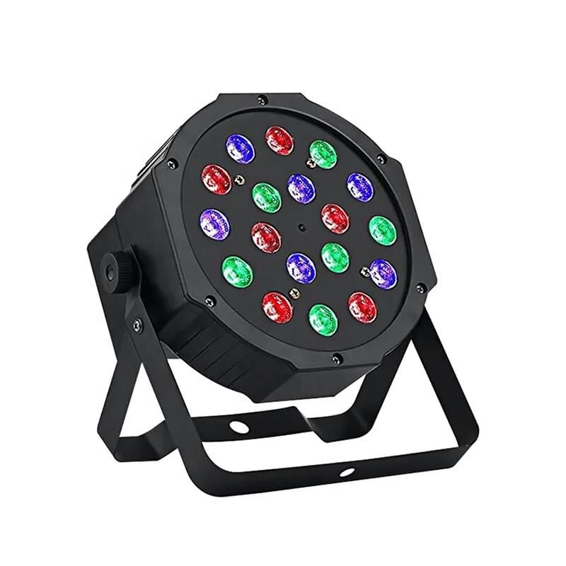 Ayt Aolait AL318P 1 Watt 18 Led Par Sahne Işığı Rgb Renkli Led Sahne Disko Işığı 220V 18x17.5x10cm