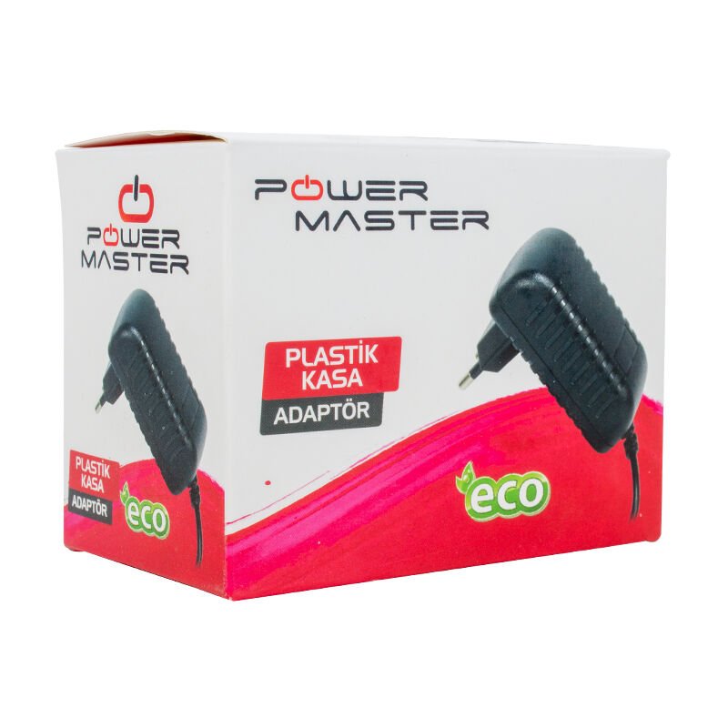 Ayt Powermaster 18 Volt 1 Amper Plastik Kasa Priz Tip Adaptör 3.5x1.35 Uç 18V 1A