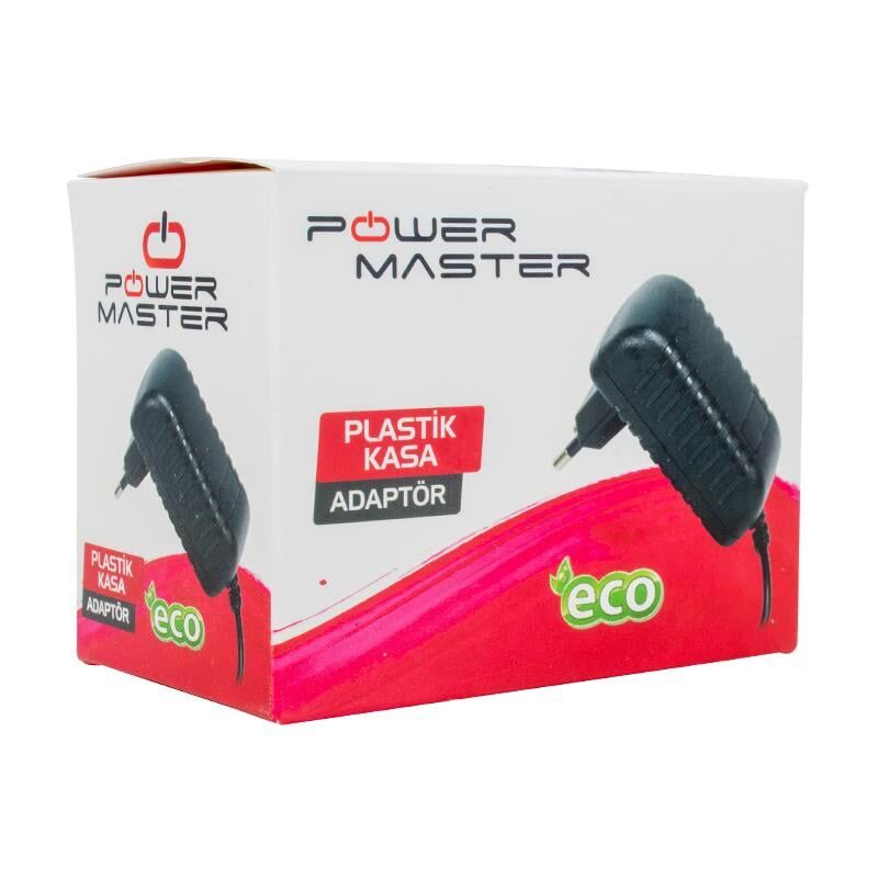 Ayt Powermaster 18 Volt 1 Amper Plastik Kasa Priz Tip Adaptör 3.5x1.35 Uç 18V 1A