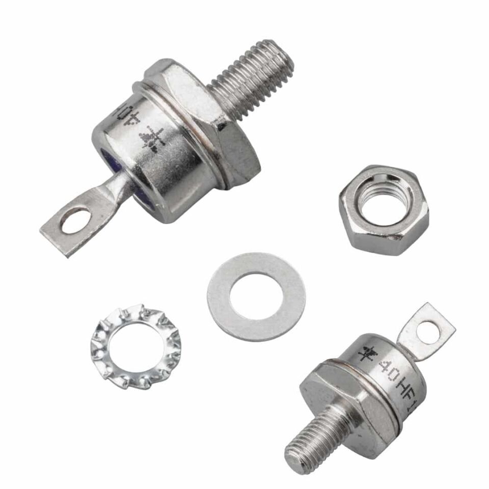 Powermaster Spiral Diyot 40HF120 40A 1200V Metal Vidalı Diyot - Katot