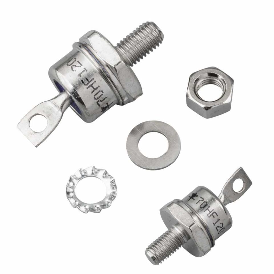 Powermaster Spiral Diyot 70HF120 70A 1200V Metal Vidalı Diyot - Katot