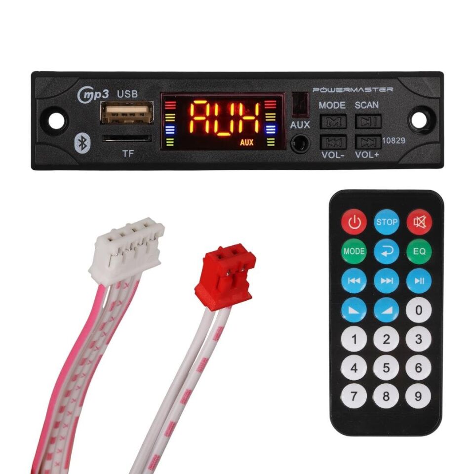 Magicvoice Usb Sd Kart Mp3 Mic Bluetooth-Kumandalı Oto Teyp Çevirici Board