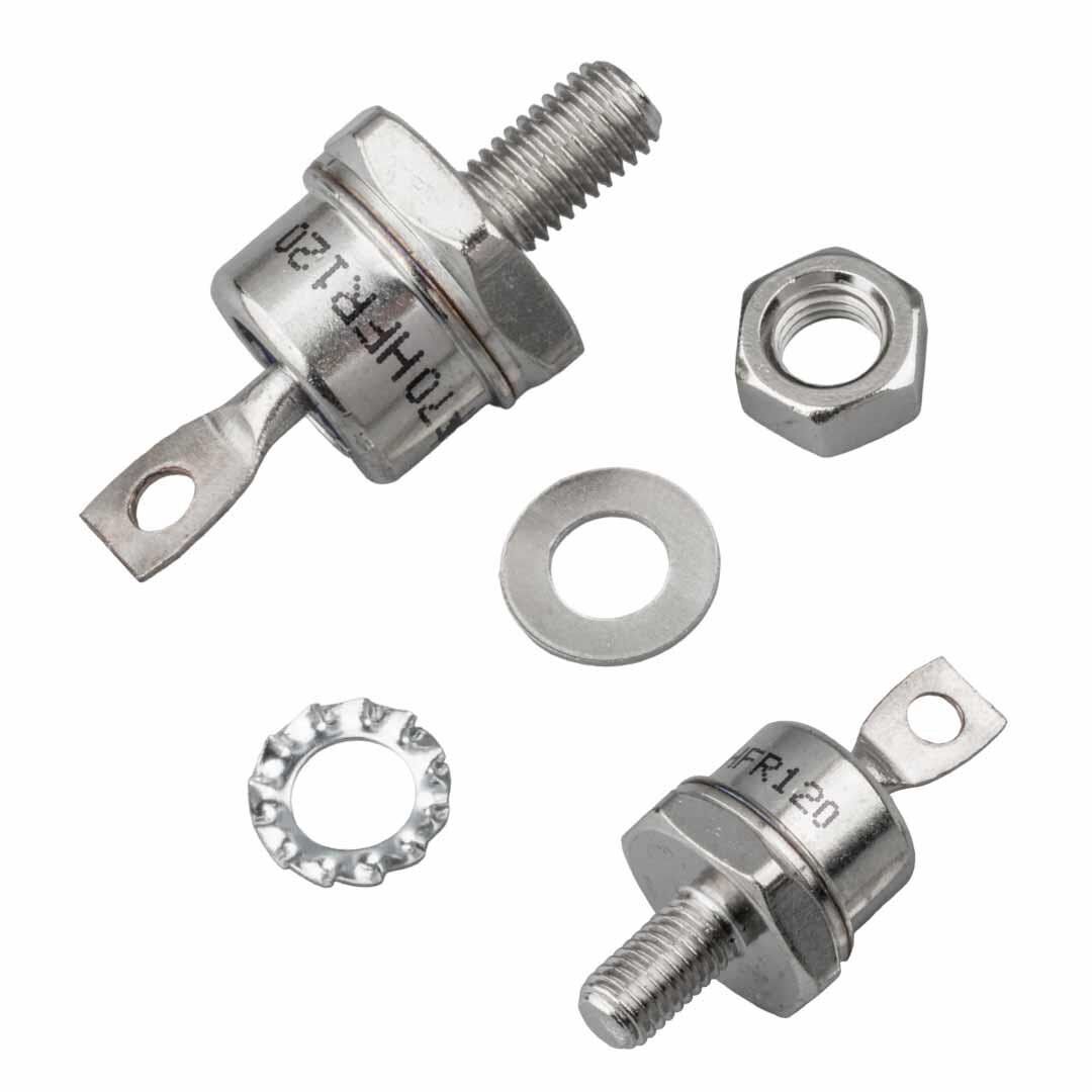 Powermaster Spiral Diyot 70HFR120 70A 1200V Metal Vidalı Diyot - Anot