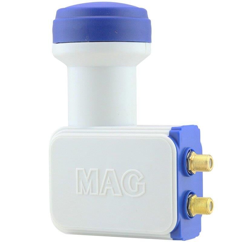 MAG Çiftli Lnb Altın Uçlu 0.1 Db 2 Li 4K 3D Destekli Çanak Anten Lnbsi