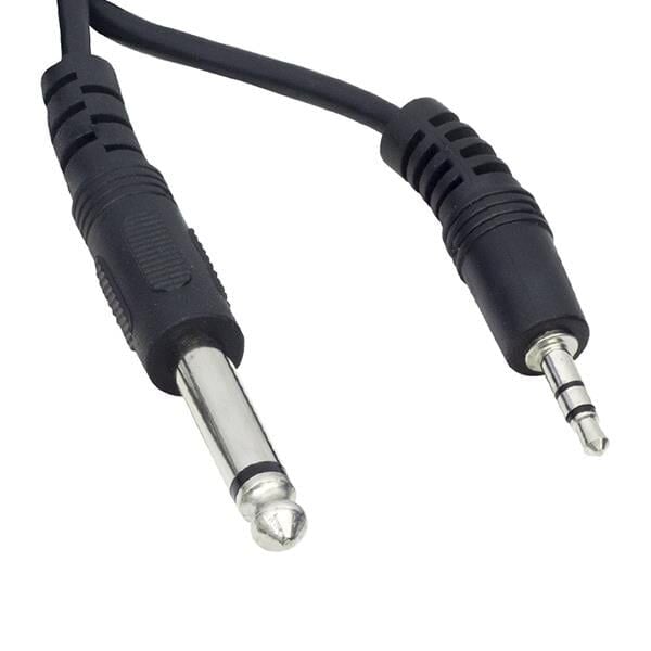 Ayt 3.5 Mm Stereo Erkek 6.3 Mm Mono Erkek 1 Metre Kablo 3.5 mm Jack Aux Kulaklık Dişi Girişi 6.3 mm Erkek Girişi