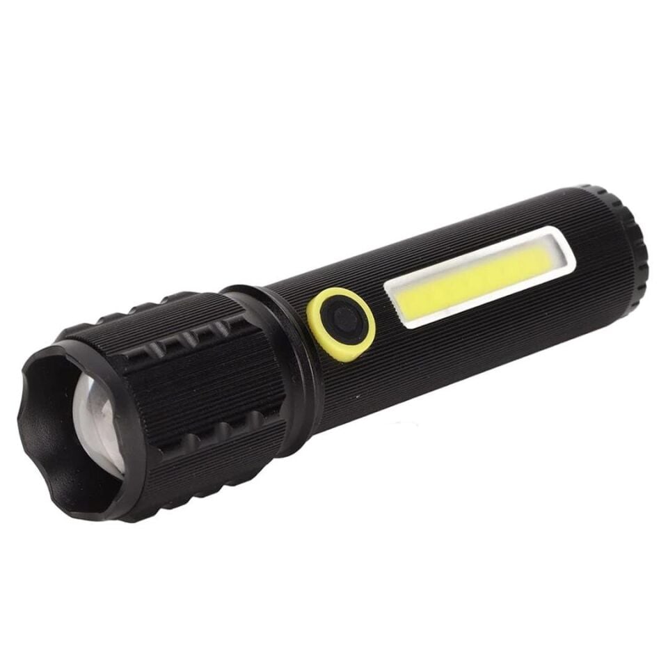 Powermaster 500 Metre Mesafeli El Feneri Uzun Menzilli Şarjlı El Feneri Su Geçirmez 2200 Mah