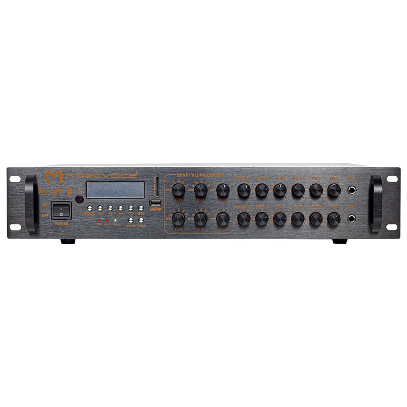 Ayt Magicvoice Mv-1217 6 Kanal 50W Usb Bluetooth RmsTrafolu Anfi Okul Konferans Salonu Cami Amfisi