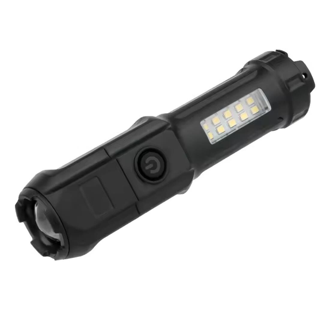 Powermaster El Feneri Uzun Menzilli Zoomlu Flash Powerbank Özellikli El Feneri Işıldak Led Aydınlatma
