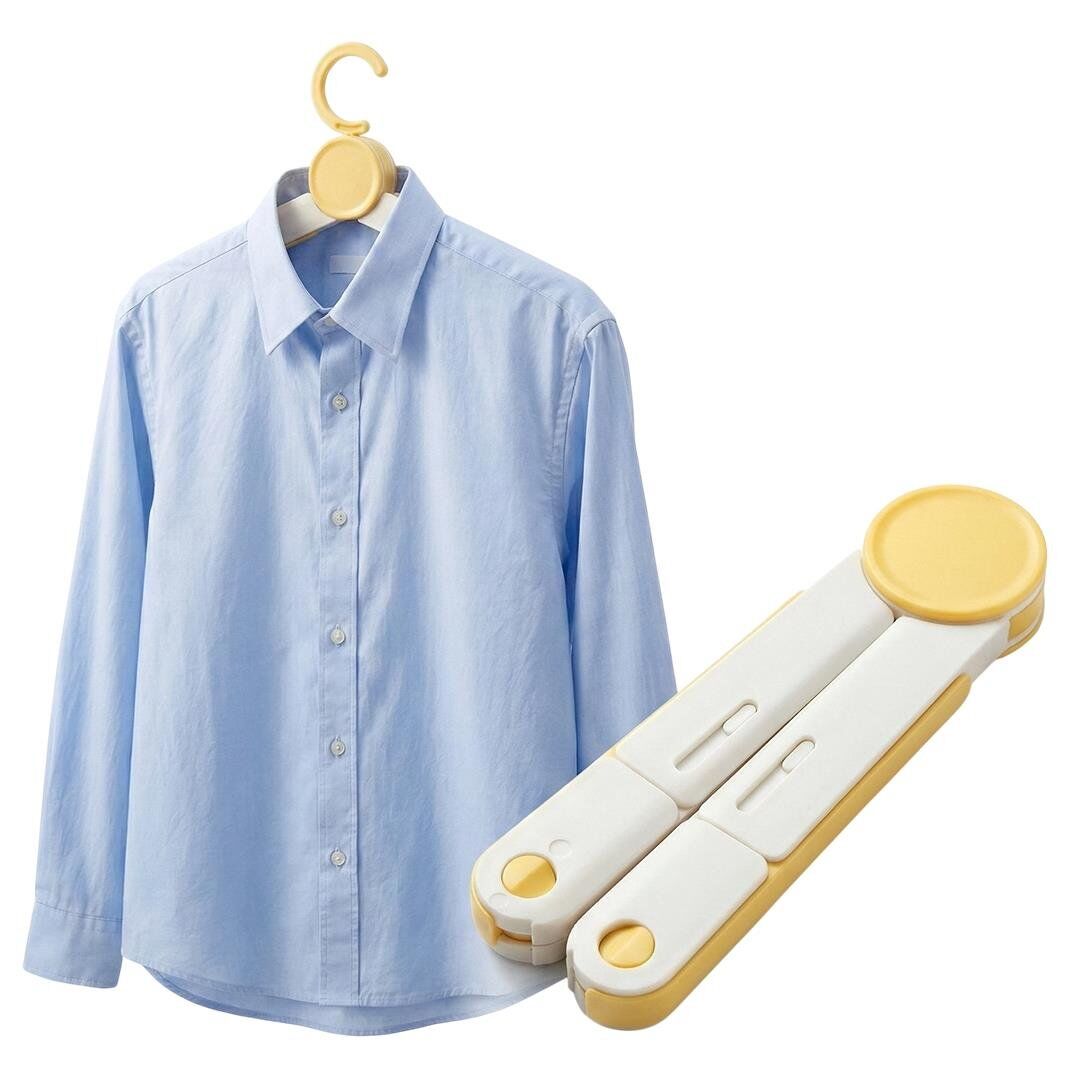 Sunup SN-29276 Portatif Katlanabilir Klipsli Çok Fonksiyonlu Seyahat Giysi Elbise Ayakkabı Askısı Askılık