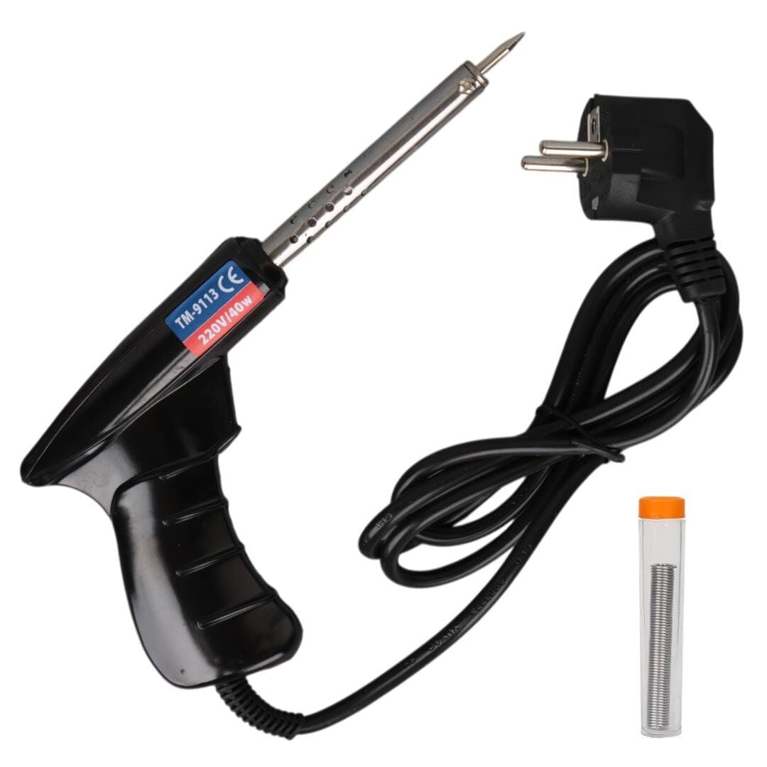 Technomax TM-9113 40 Watt Tabanca Havya Lehim Telli Lehim Makinesi Aleti AC220V 120cm Kablolu