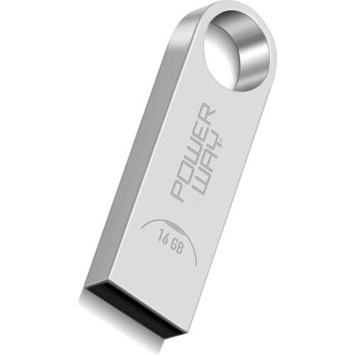 POWERWAY 16 GB METAL USB 2.0 FLASH BELLEK