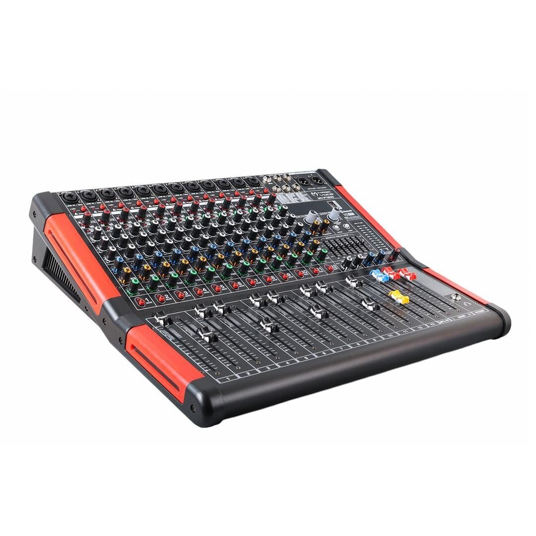 Magicvoice MV-P1200 12 Kanal Usb Bluetooth Destekli Anfi Deck Mixer Stüdyo Tipi Amfi