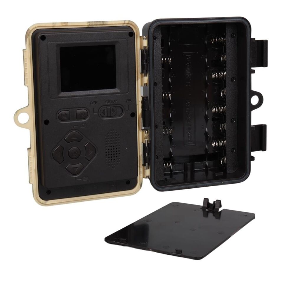 Powermaster RF06 20 MP 24 Led PIR Sensörlü 2.0” Renkli Lcd Ekran 128GB SD Kart Destekli Mini Fotokapan Kamuflaj Kamera