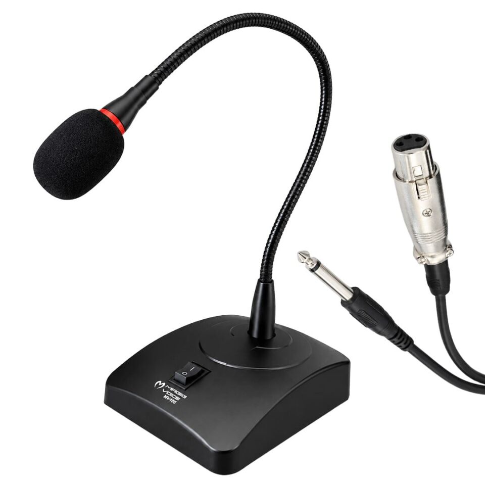 Magicvoice MV-H05 Kürsü Mikrofonu 43 Cm Cami Okul Konferans Toplantı Salonu Mikrofonu