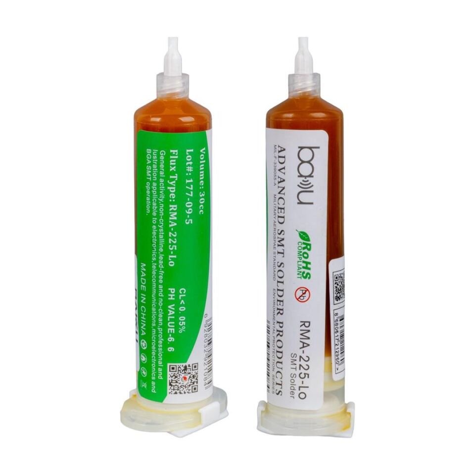 Ayt Baku RMA-225-LO 30cc Sıvı Flux Flaks Lehim Dağılma Önleyici Lehim Havya Gereçleri