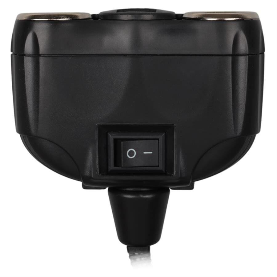 Ayt Olesson 1630 12-24V Çiftli Çift Usbli 120W 80 Cm Kablolu Araç Oto Tır Çakmak Çoklayıcı Çakmaklık Çoğaltıcı