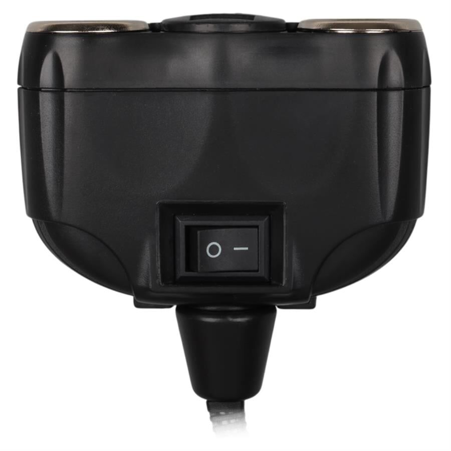 Ayt Olesson 1630 12-24V Çiftli Çift Usbli 120W 80 Cm Kablolu Araç Oto Tır Çakmak Çoklayıcı Çakmaklık Çoğaltıcı