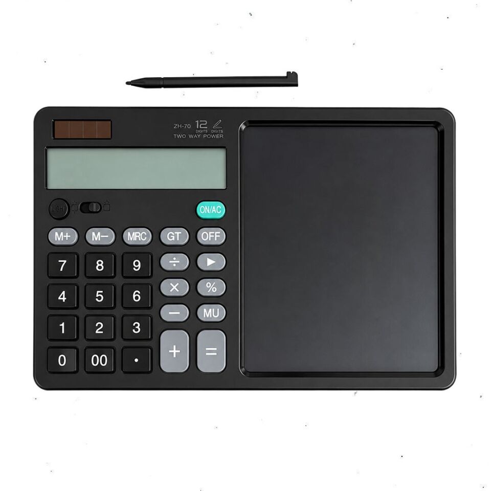 Powermaster ZH70 Dijital Not Defterli 12 Haneli Hesap Makinesi