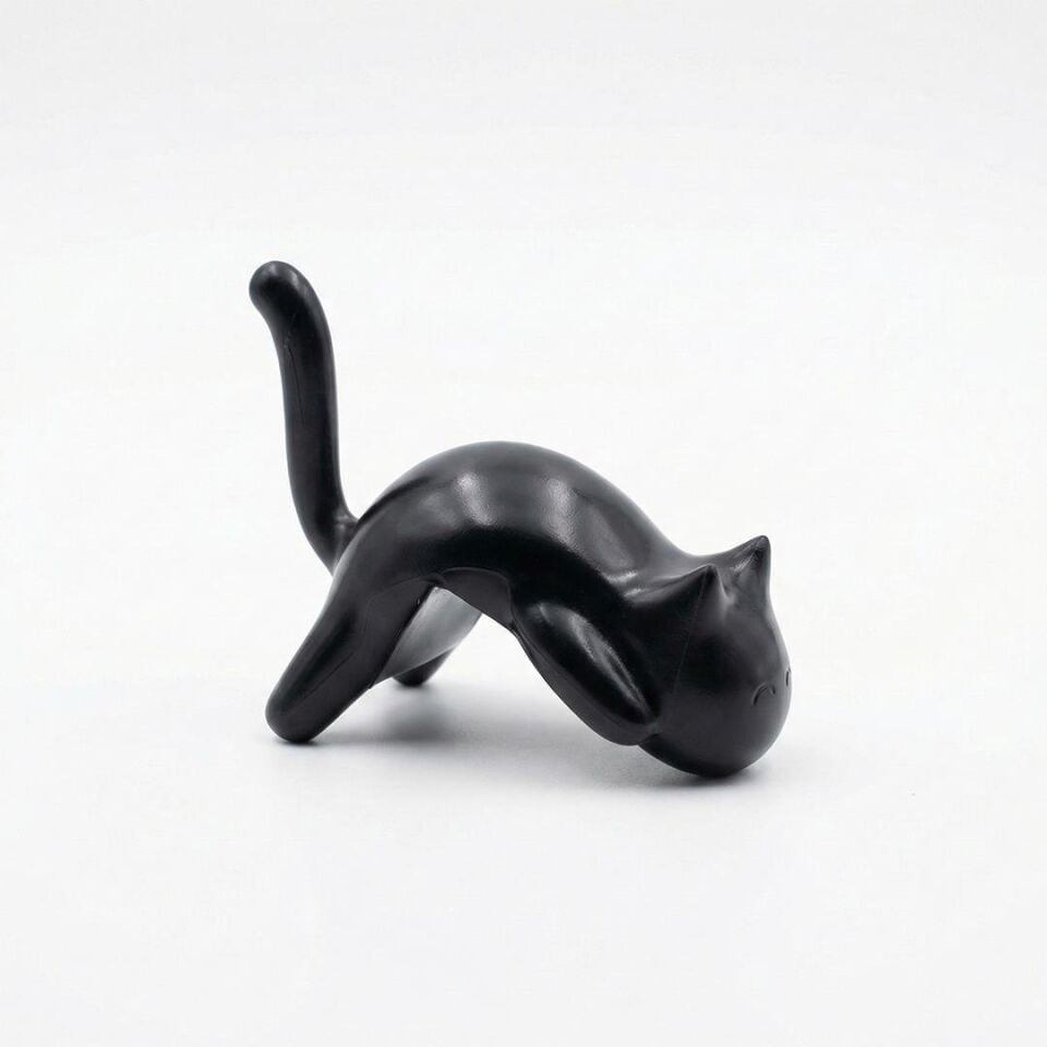 Sunup SN-29184 Kedi Figürlü Yapışkanlı Köşe Askılık