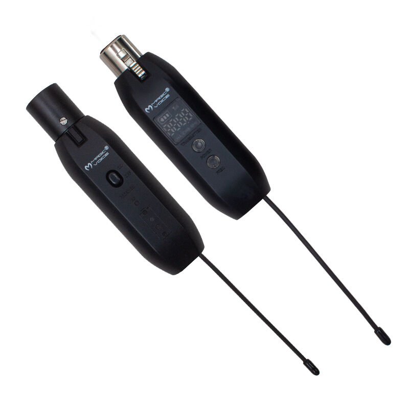 Magicvoice Mv-19588 Uhf Kablolu Mikrofonu Kablosuza Çevirme Aparatı Dönüştürücü XLR li 6.35 Jack Gitar Bağlantı