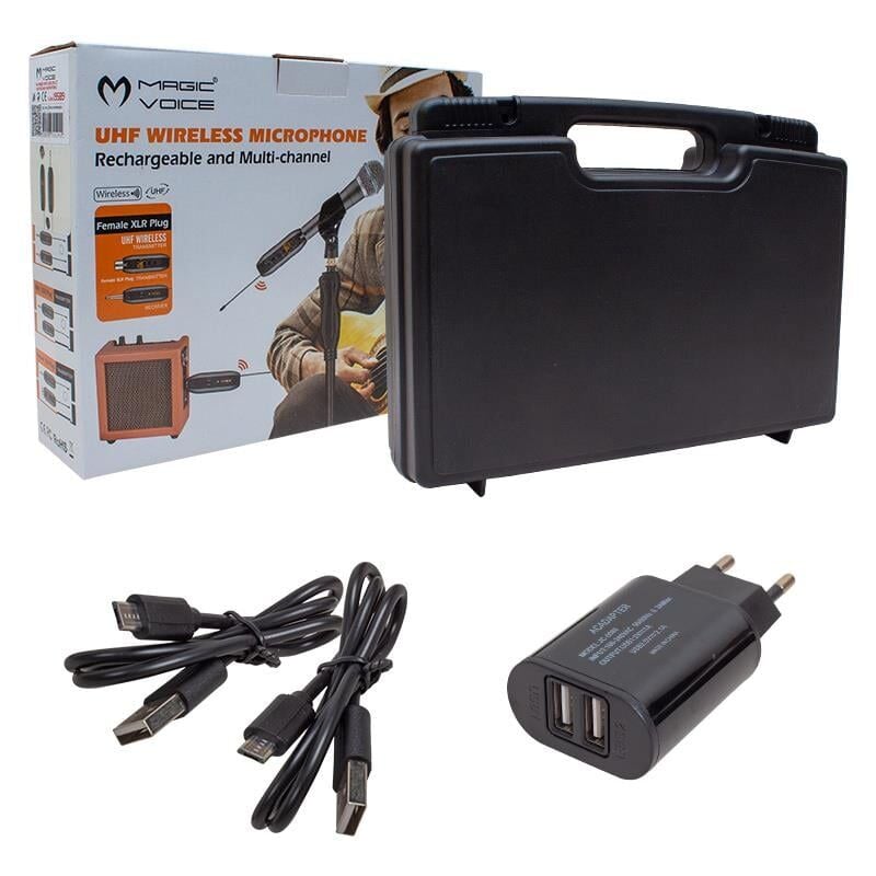 Ayt Magicvoice Mv-19589 Mini Kablosuz Enstrüman Mikrofonu Uhf Kablosuz Mikrofon