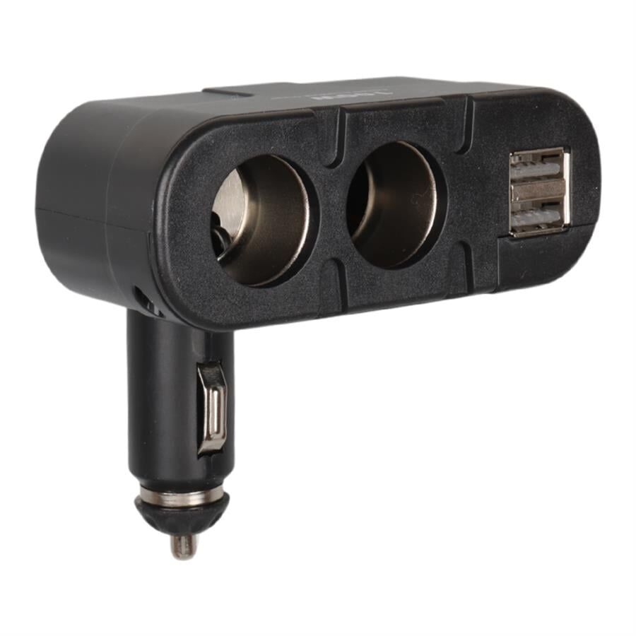 Ayt Olesson 1652 12-24V Çiftli Çift Usbli 100W Araç Oto Tır Çakmak Çoklayıcı Çakmaklık Çoğaltıcı