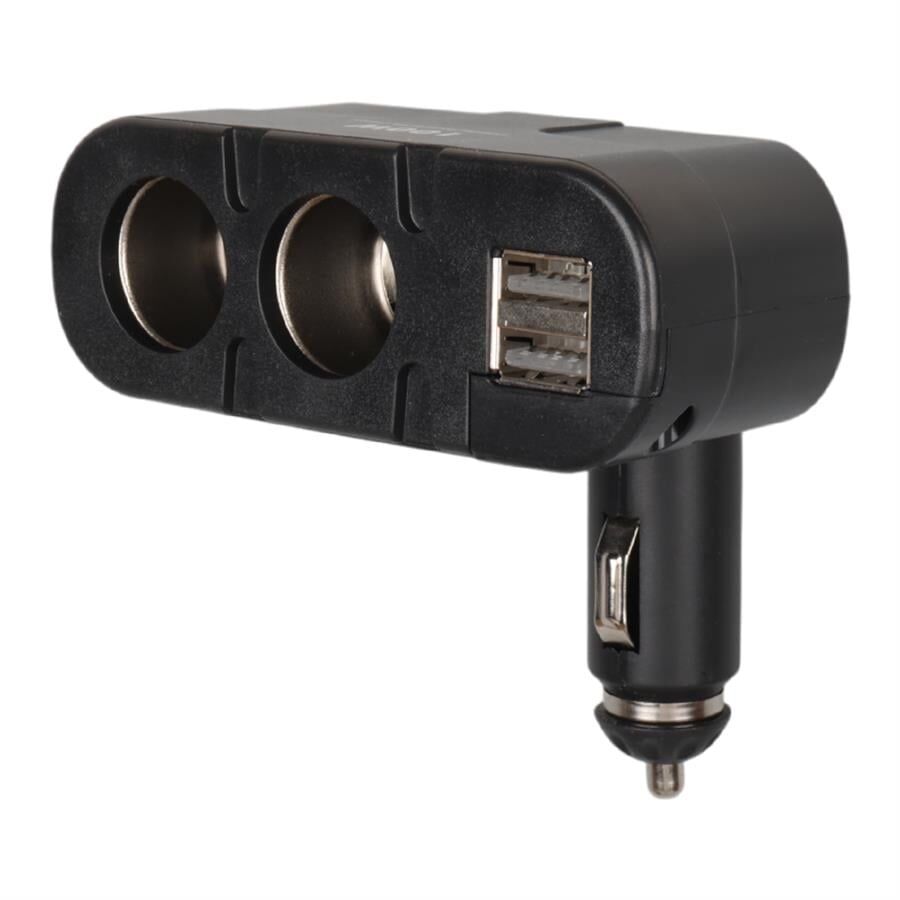 Ayt Olesson 1652 12-24V Çiftli Çift Usbli 100W Araç Oto Tır Çakmak Çoklayıcı Çakmaklık Çoğaltıcı