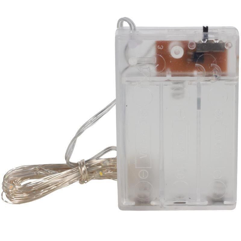 Ayt Powermaster Pilli Rgb 4 Renkli Yanıp Sönen 10 Metre Kablolu Bağ Led Şerit Aydınlatma Ağaç Süsleme Ledi